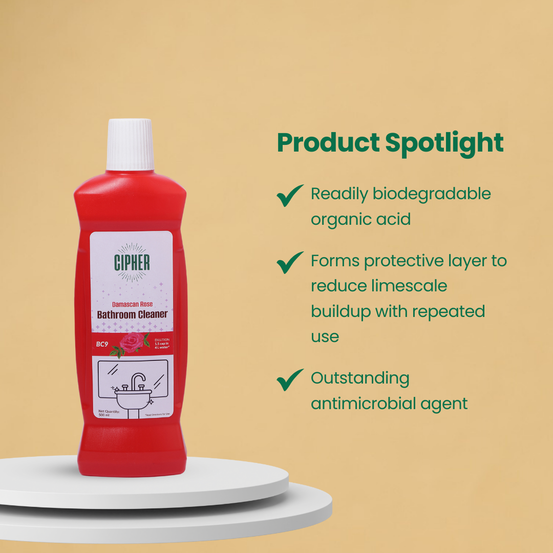 Bathroom Cleaner Damascan Rose 500ml