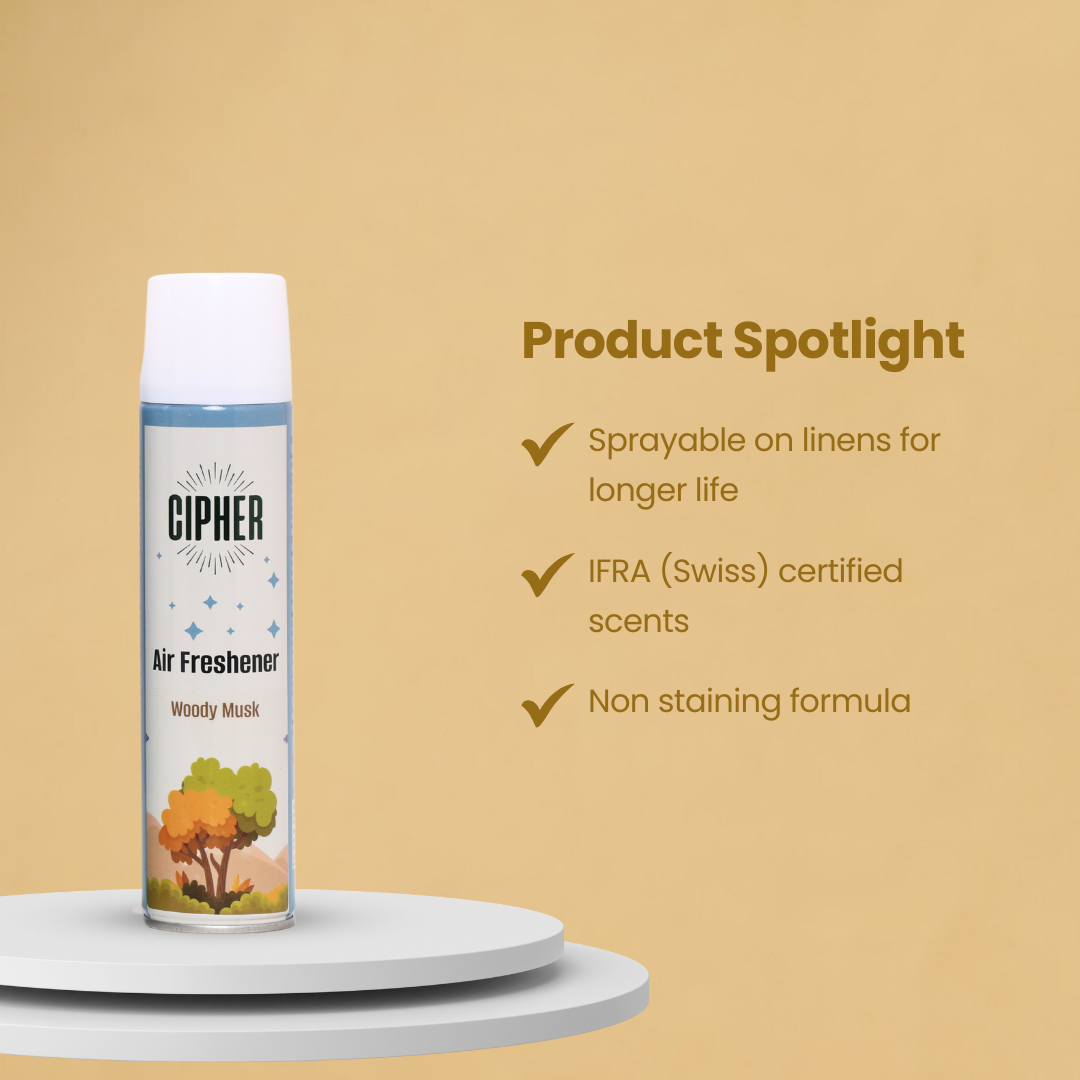Premium Air Freshener Woody Musk 230ml