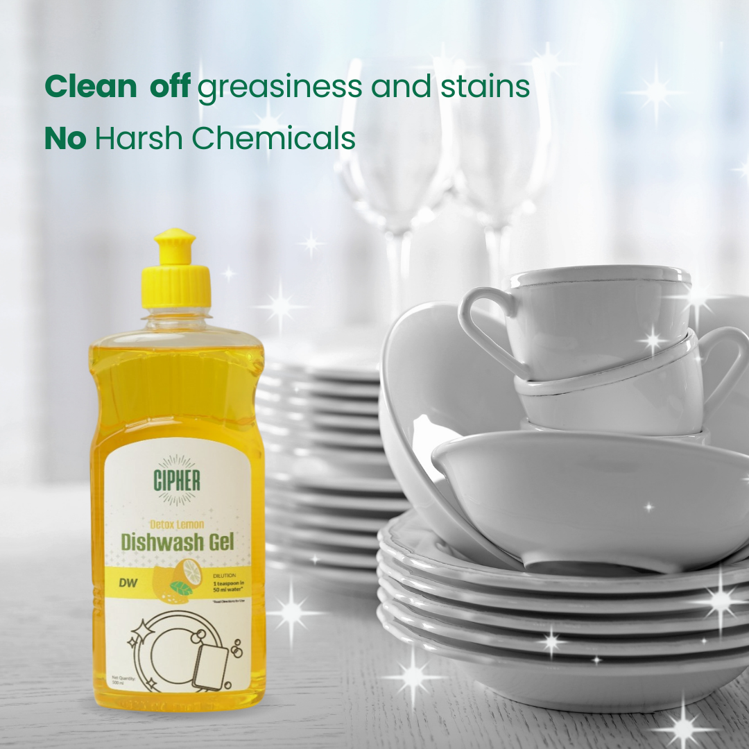 Dishwash Gel Detox Lemon 500ml