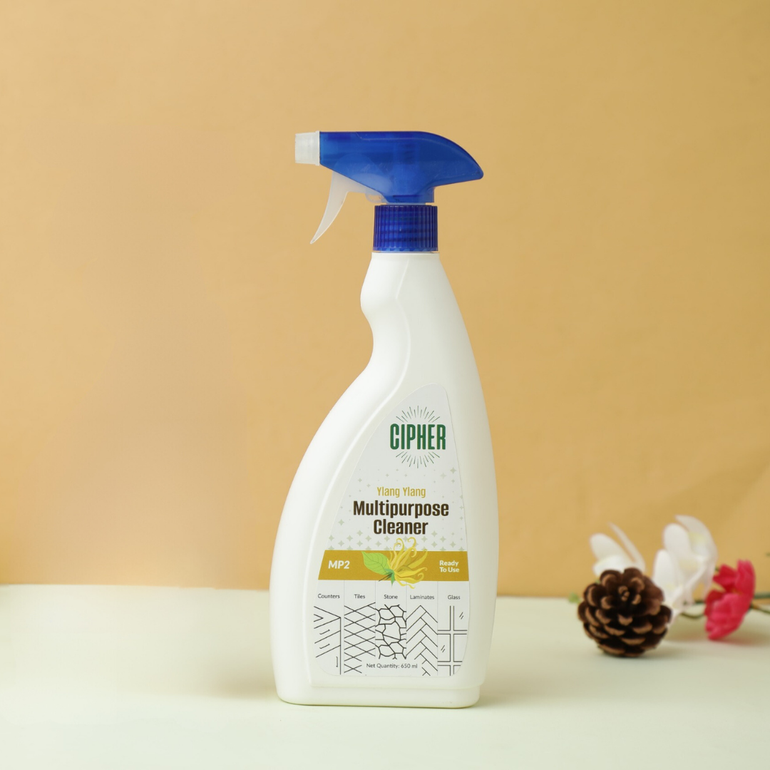 Buy Ylang Ylang Multipurpose Cleaner, 650ml. All-purpose cleaning solution for counters, tiles, and various surfaces. Light, pleasant scent.