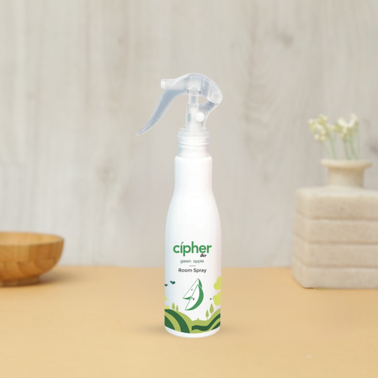 Green apple room spray 200ml - Natural refreshing home fragrance with IFRA certified Swiss scent - Non-staining linen-safe formula with crisp apple aroma