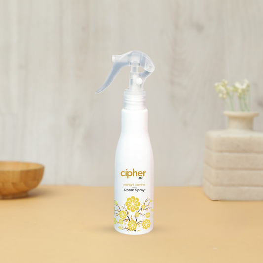 Luxurious midnight jasmine room spray 200ml with natural floral fragrance, ideal for home fragrance and linen freshening - premium aromatherapy room freshener with authentic jasmine farmland scent