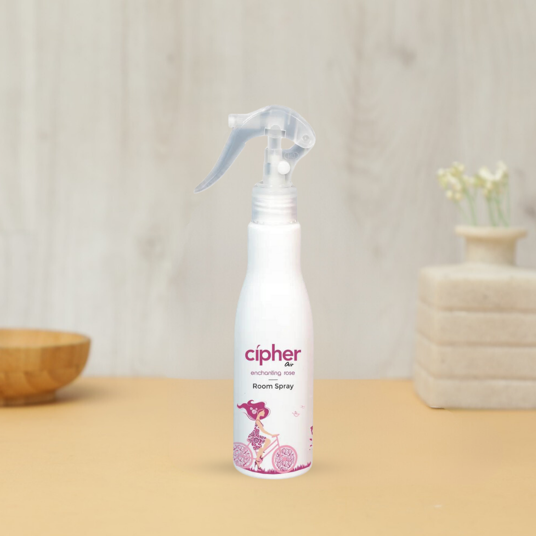Natural Damascan rose room freshener spray - 200ml luxury home fragrance with sweet floral and spicy notes