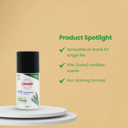 Air Freshener Refill Native Lemongrass 250ml