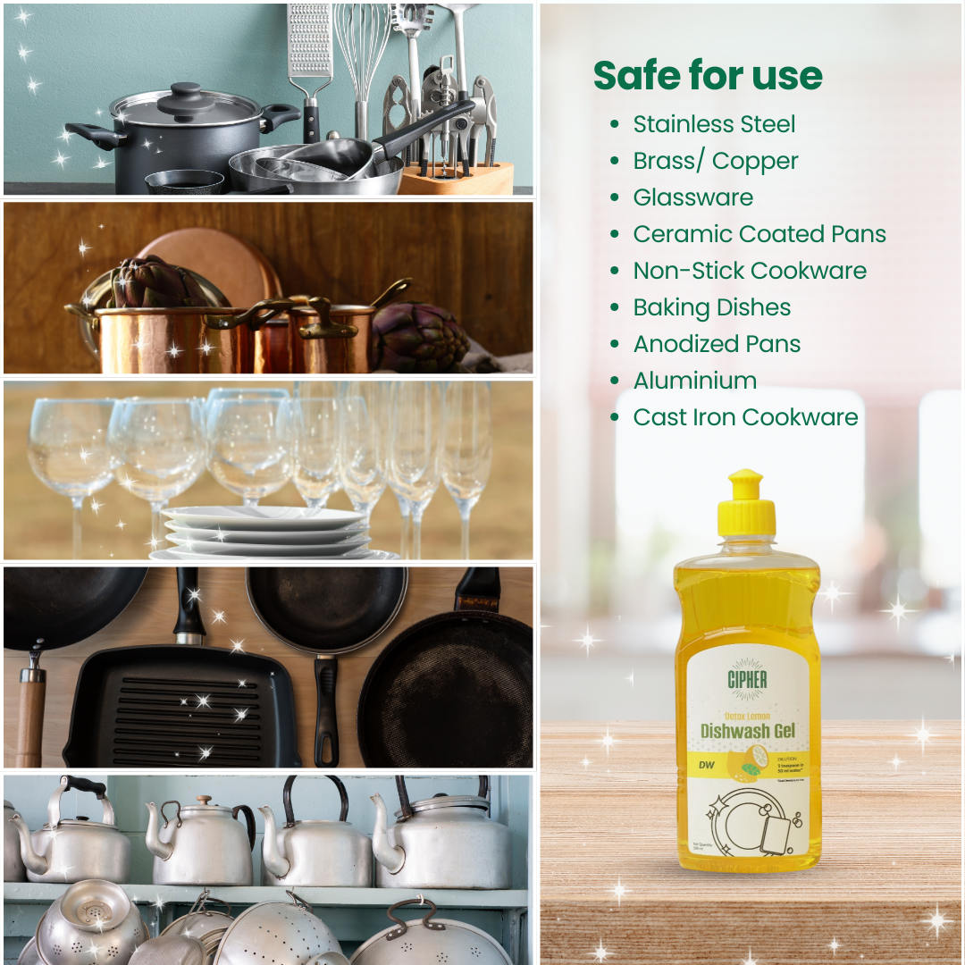 Dishwash Gel Detox Lemon 500ml