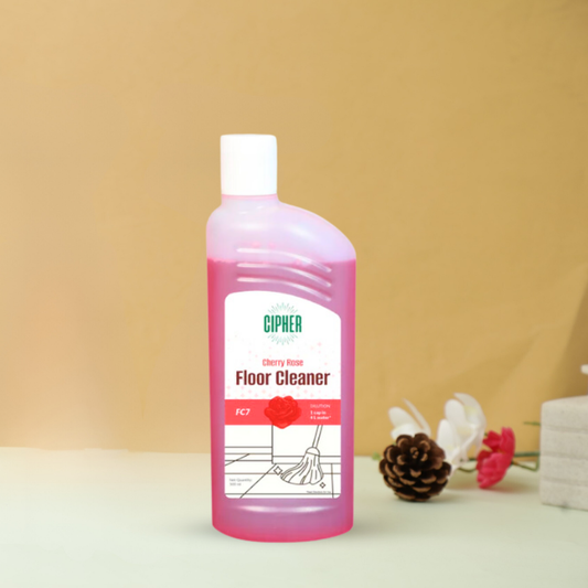 Best Floor Cleaner - Cherry Rose 500ml. Suitable for various floor types including tiles, marble, and hardwood.