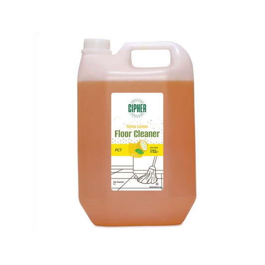 5-liter lemon-scented floor cleaner for tiles, marble, and hardwood - antibacterial, quick-drying formula with visible shine