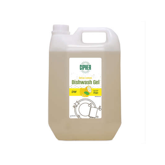 Dishwash Gel Detox Lemon 5Ltr