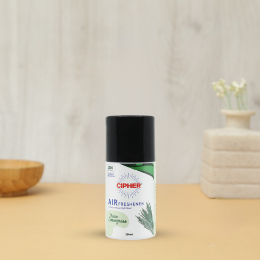 Refreshing citrus-herb room spray: 250ml refill with natural odor-neutralizing properties, eco-certified fragrance, compatible with standard dispensers